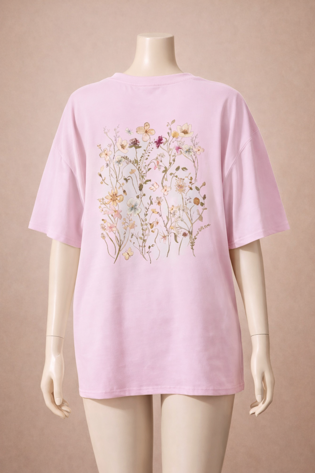 T-shirt en coton avec imprimé floral
