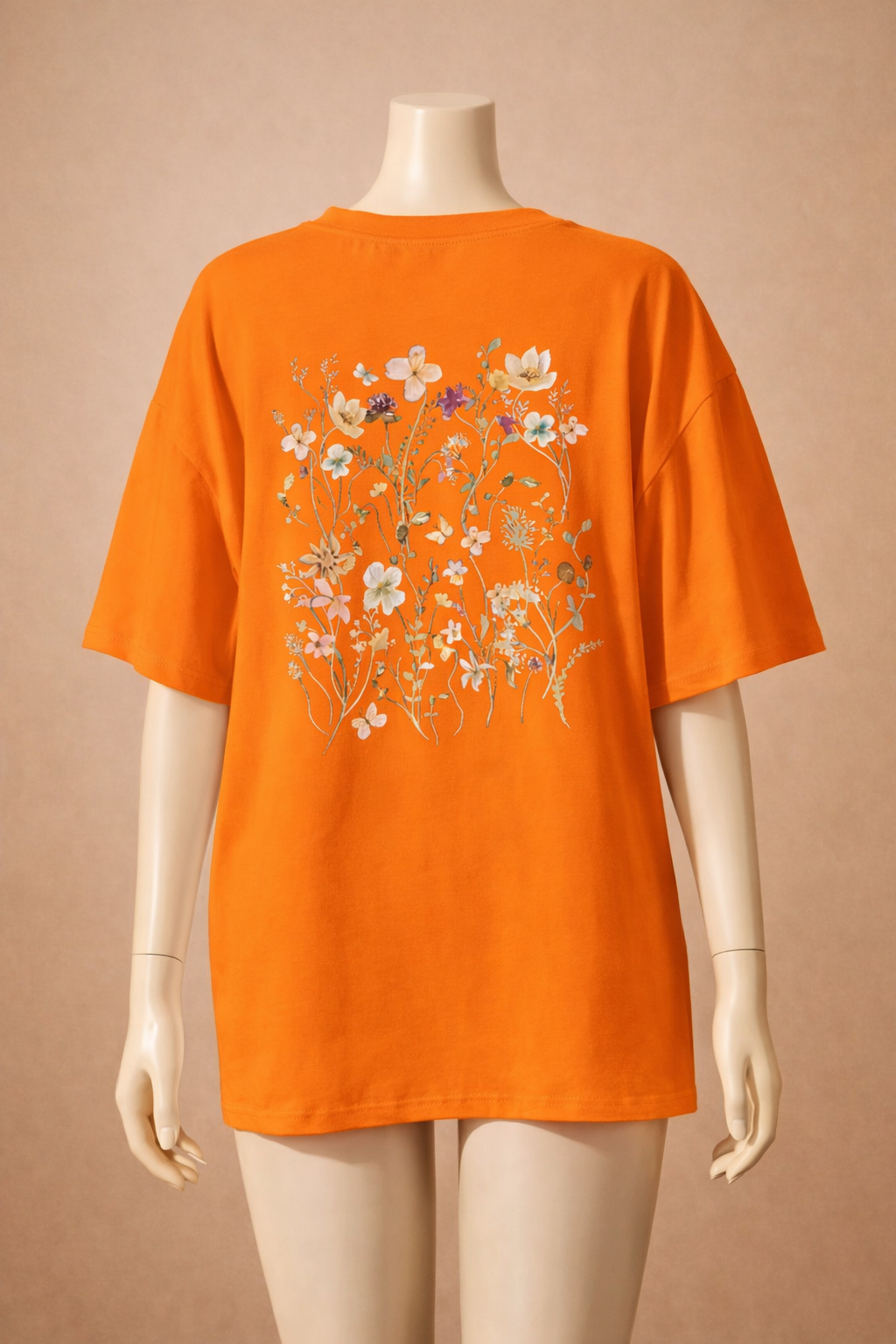 T-shirt en coton avec imprimé floral