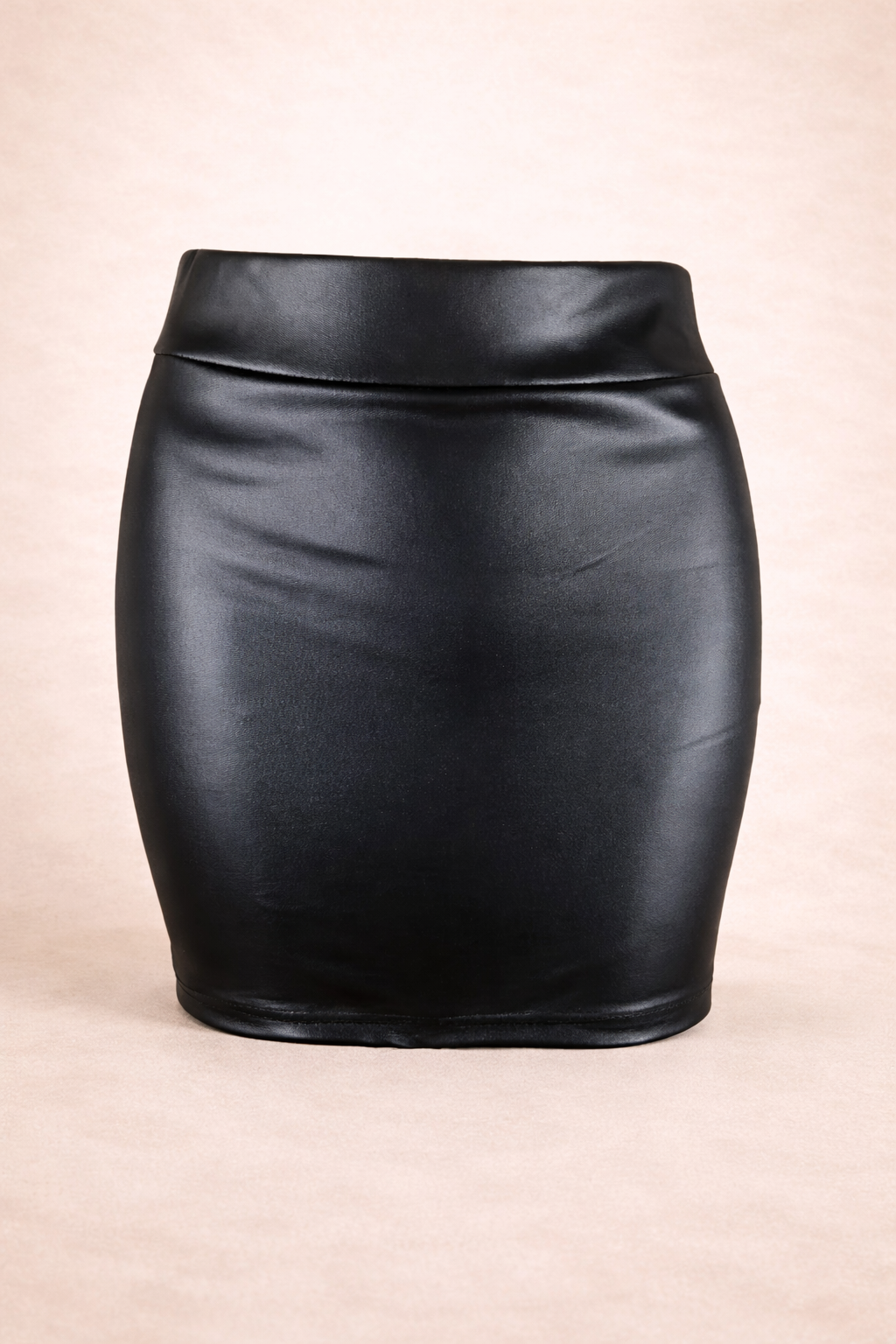 Jupe mini taille haute