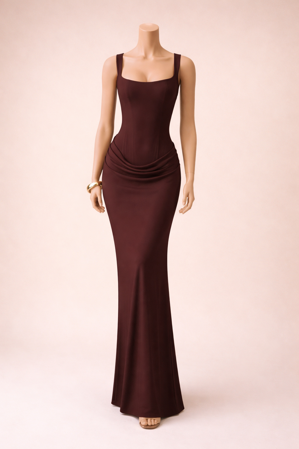 Robe longue corset sexy