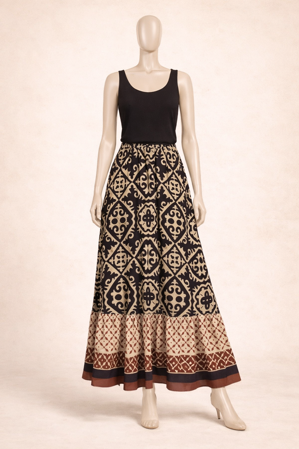 Jupe imprimée ample