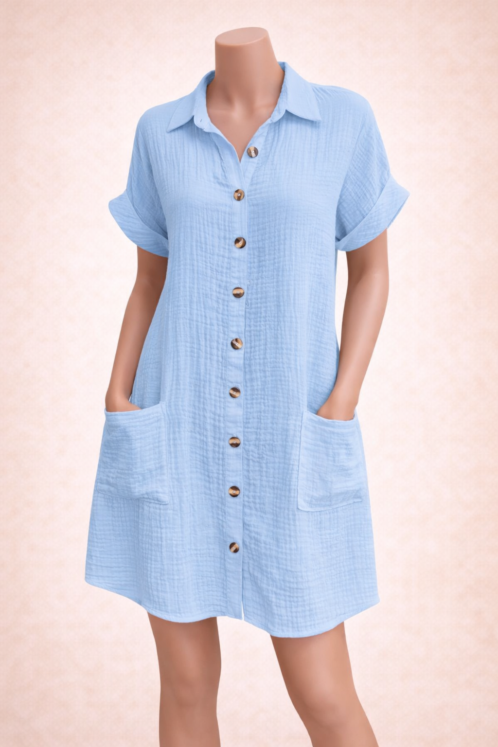 Robe mini vintage unie