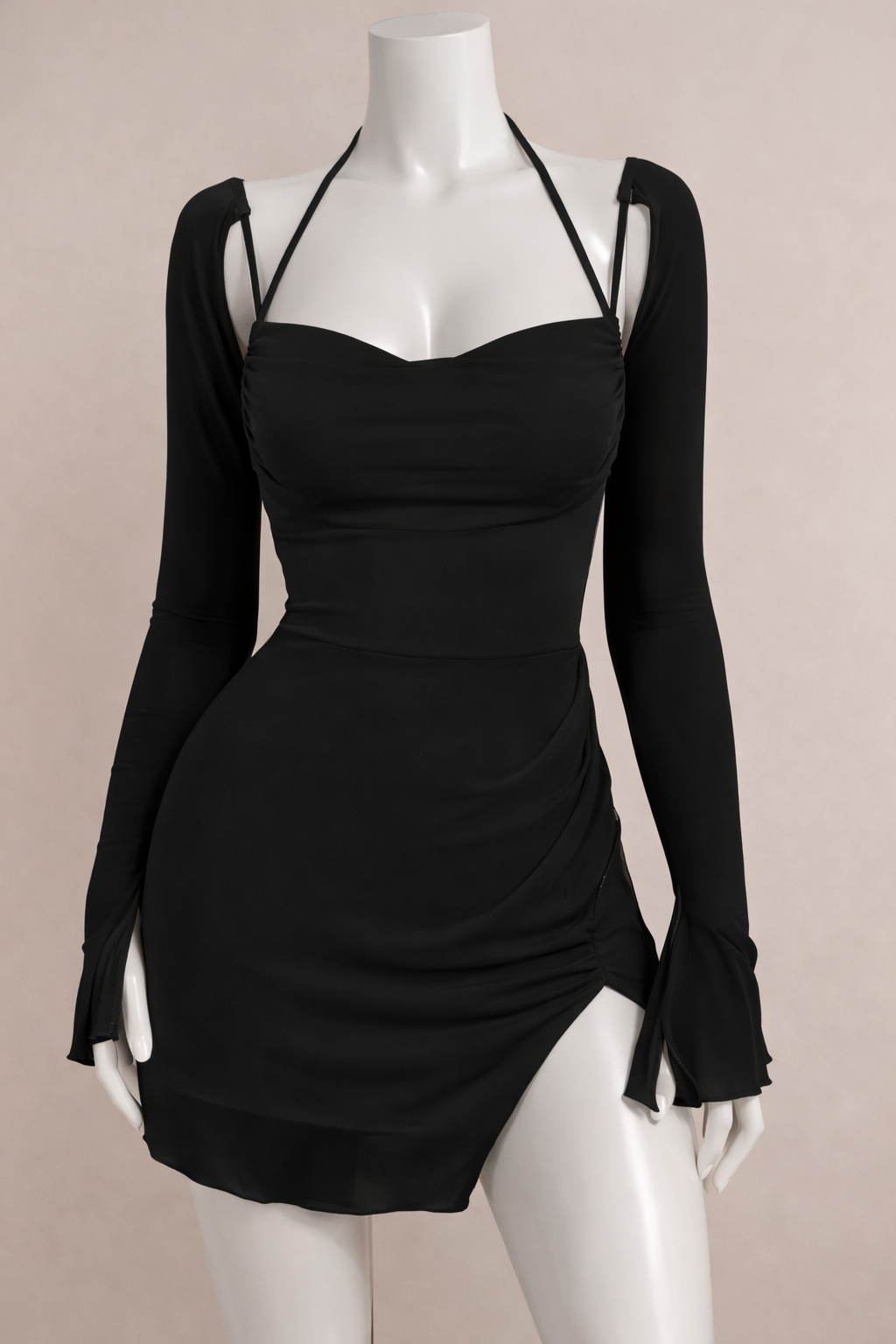 Robe mini en mesh
