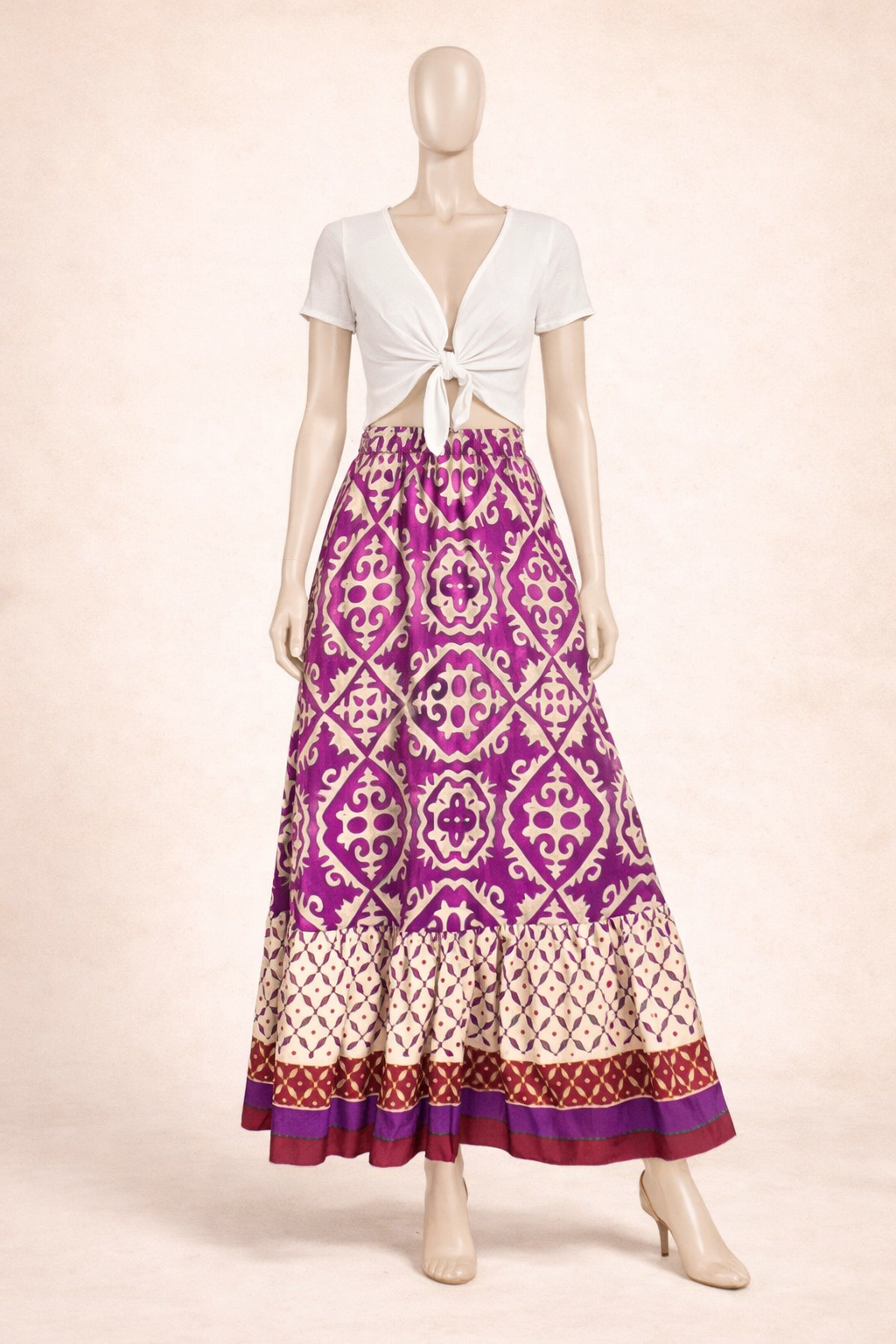 Jupe imprimée ample