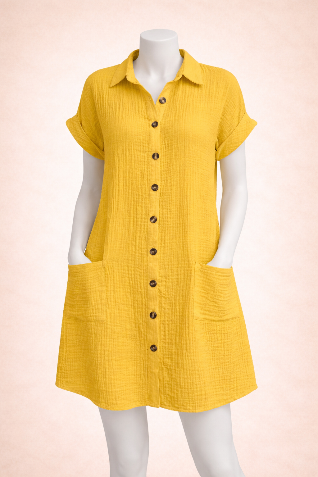 Robe mini vintage unie