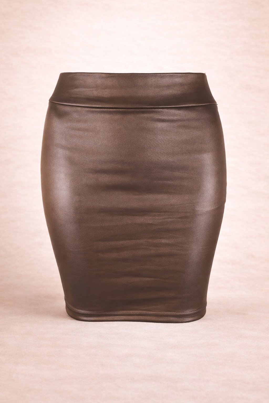 Jupe mini taille haute