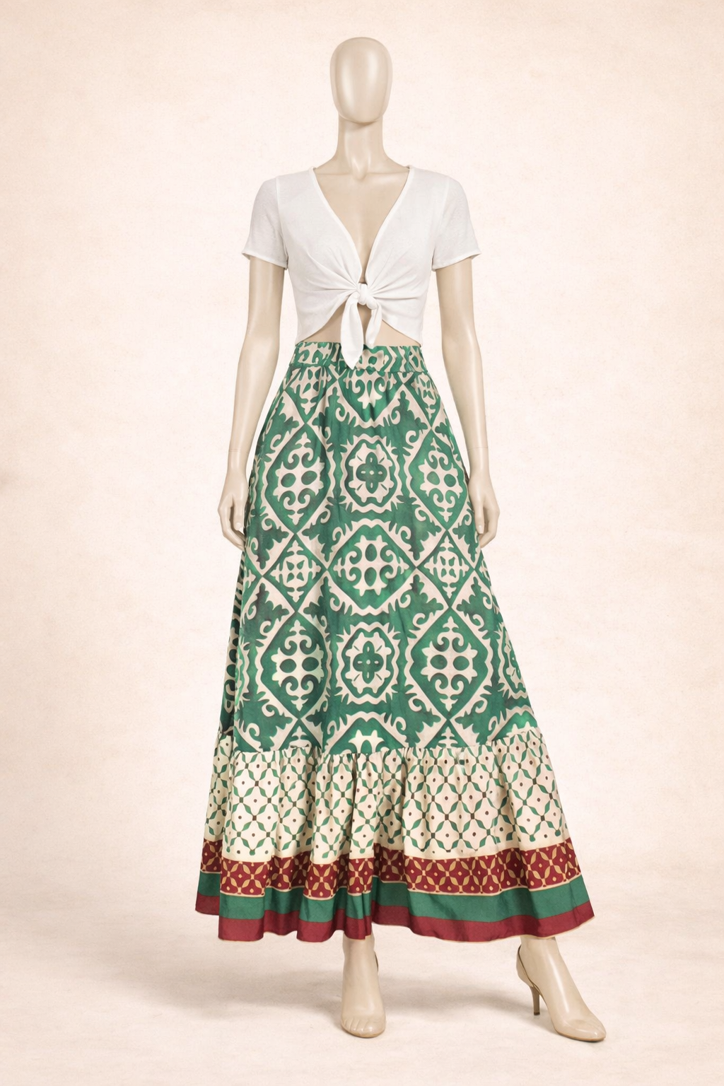 Jupe imprimée ample