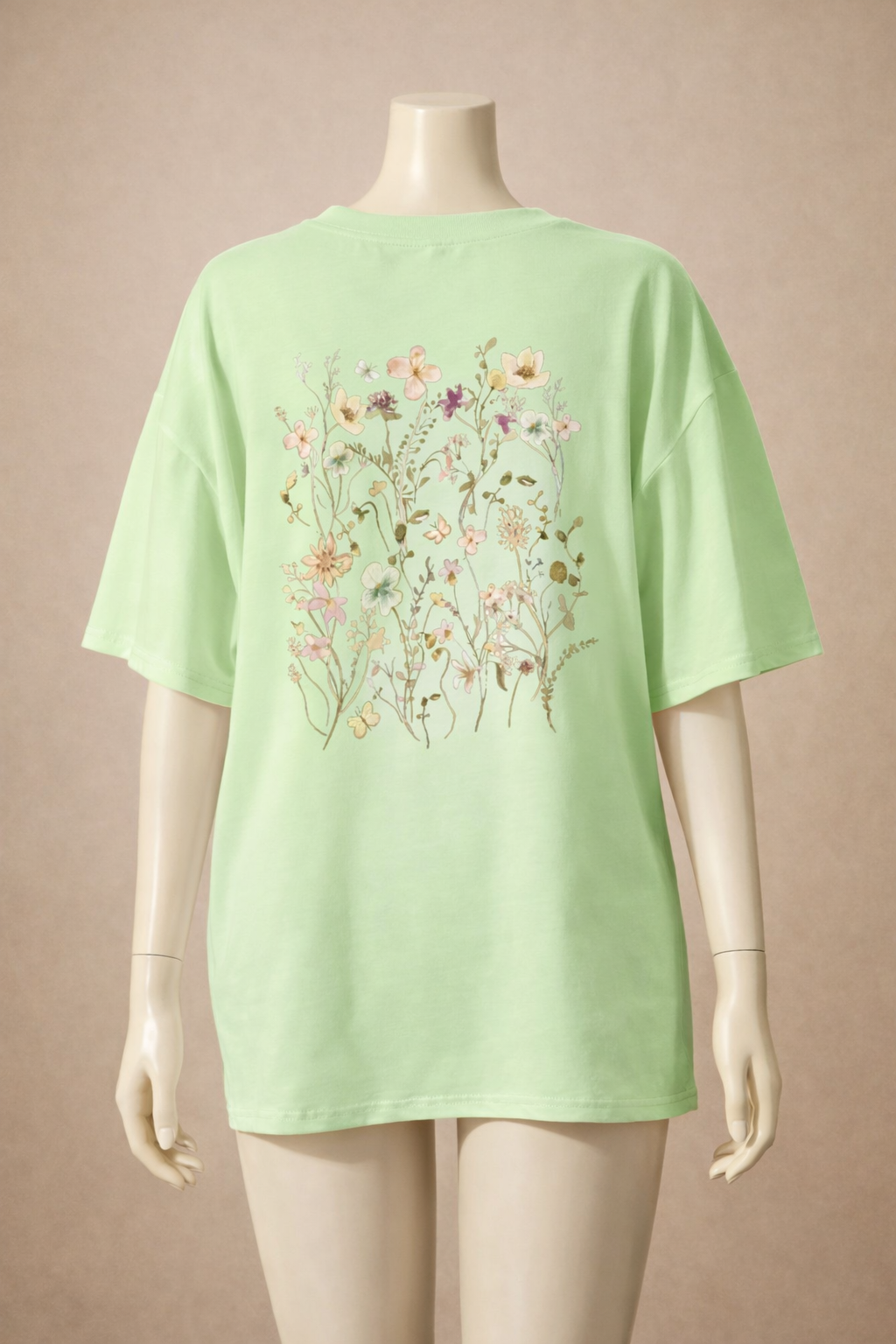 T-shirt en coton avec imprimé floral
